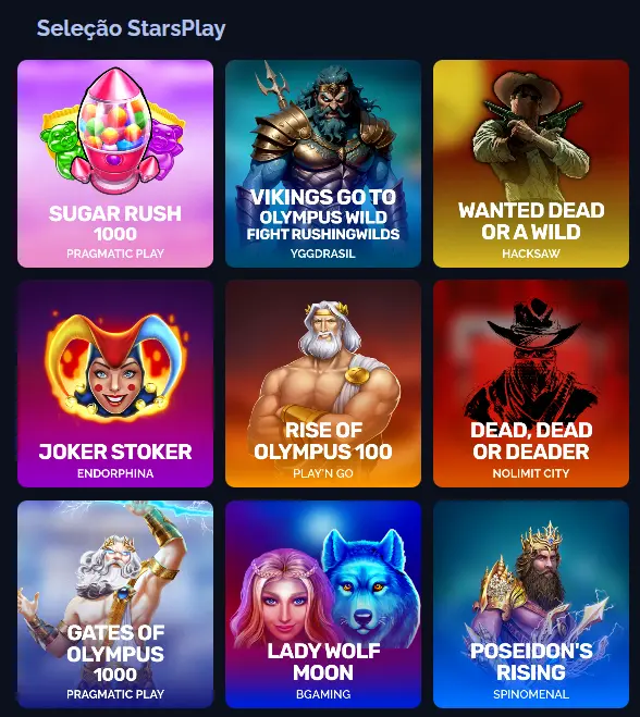 Stars Play Casino Jogos